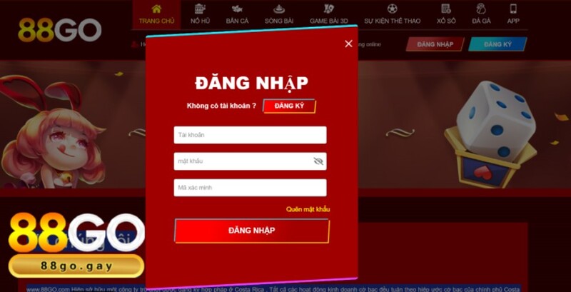 88GO 35 Cổng game 88GO tối ưu hóa quá trình đăng nhập để đảm bảo thuận tiện nhất cho game thủ