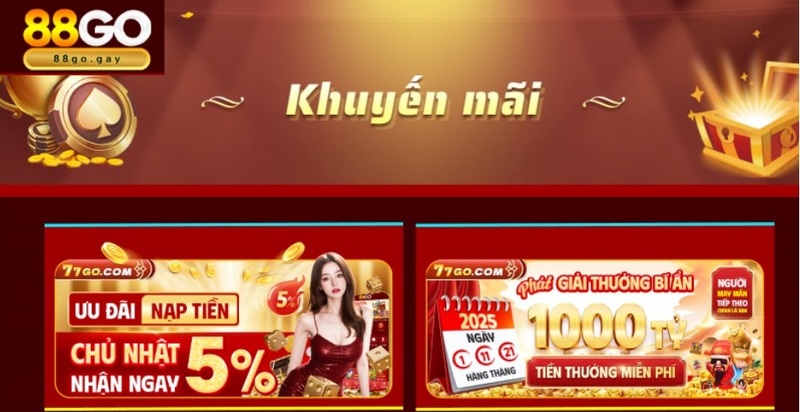 88GO 36 Nhận ngay hàng ngàn ưu đãi từ 88GO - Nhà cái trực tuyến uy tín số #1
